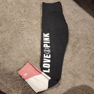 PINK BY VICTORIAS SECRET YOGA LEGGINGS FOR WOMEN SIZE SMALL